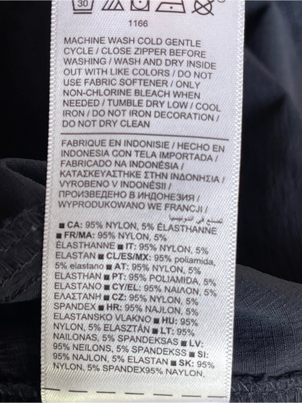 Athleta Trekkie High Rise Baggy Parachute Pants Navy Blue Size L - Picture 13 of 16